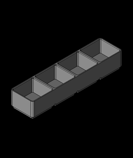 grillefinity modifié 1x4x30 3d print model - Mito3D