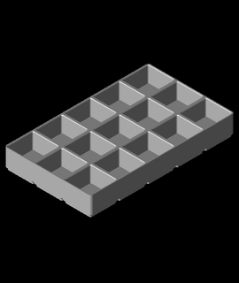 gridfinity modificato 3x5x30 3d print model - Mito3D