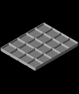 gridfinity modificado 4x5x15 01 3d print model - Mito3D