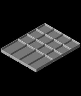gridfinity modificado 4x5x15 04 3d print model - Mito3D