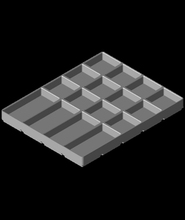 gridfinity modificado 4x5x20 04 3d print model - Mito3D