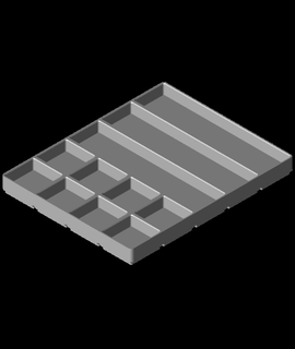 gridfinity modificado 4x5x20 07 3d print model - Mito3D