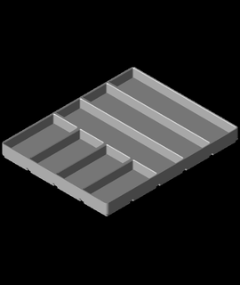 gridfinity modificado 4x5x20 10 3d print model - Mito3D