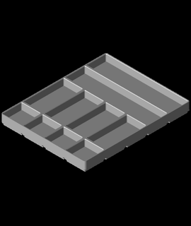 gridfinity modificato 4x5x20 11 3d print model - Mito3D