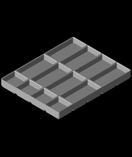 gridfinity modificado 4x5x20 12 3d print model - Mito3D