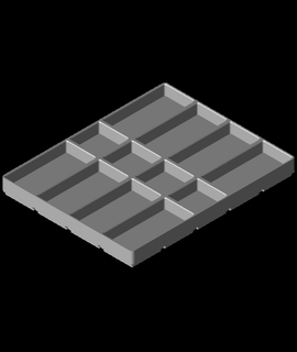 gridfinity modificado 4x5x20 16 3d print model - Mito3D