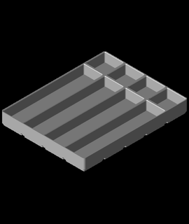 gridfinity modificado 4x5x25 02 3d print model - Mito3D