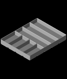 gridfinity modificado 4x5x25 10 3d print model - Mito3D