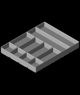 gridfinity modificado 4x5x25 11 3d print model - Mito3D