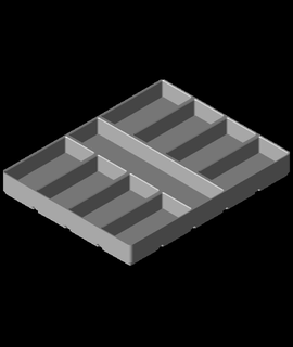 gridfinity modificado 4x5x25 13 3d print model - Mito3D