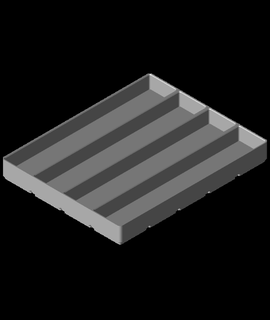 gridfinity modificado 4x5x25 15 3d print model - Mito3D