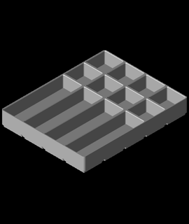 grillefinity modifié 4x5x30 03 3d print model - Mito3D