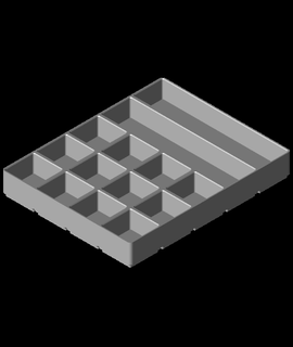 gridfinity modificado 4x5x30 06 3d print model - Mito3D