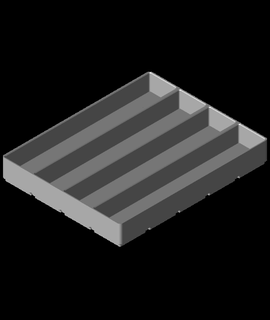 gridfinity modified 4x5x30-15 Gridfinity 3d print model - Mito3D