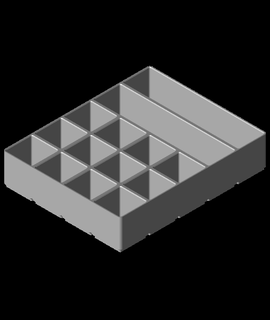 gridfinity modificado 4x5x45 06 3d print model - Mito3D