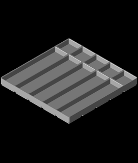 gridfinity modificado 5x5x20 02 3d print model - Mito3D