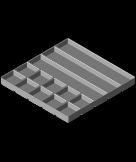 gridfinity modificado 5x5x20 07 3d print model - Mito3D