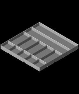 gridfinity modificado 5x5x20 11 3d print model - Mito3D