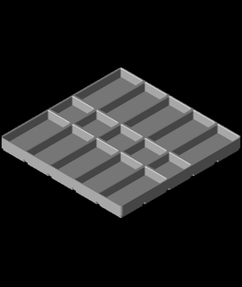 gridfinity modificado 5x5x20 16 3d print model - Mito3D