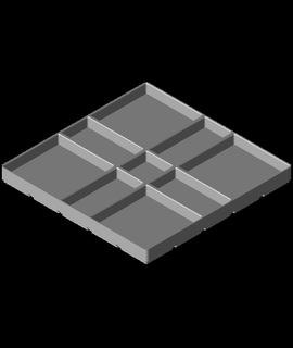 gridfinity modificado 5x5x20 18 3d print model - Mito3D