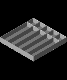 gridfinity modificado 5x5x30 02 3d print model - Mito3D