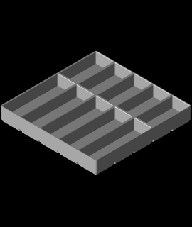 gridfinity modificado 5x5x30 14 3d print model - Mito3D