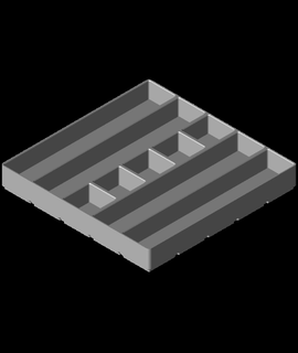 gridfinity modificado 5x5x30 20 3d print model - Mito3D