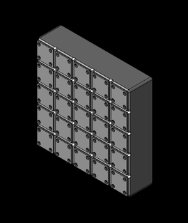 gridfinity modificato 5x5x55 09 3d print model - Mito3D