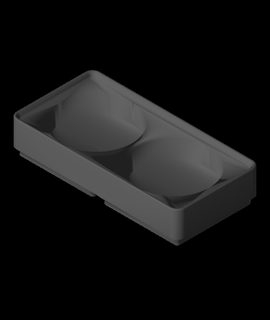 gridfinity pintar estante 2x1 Tamiya 10ml 1 3 3d print model - Mito3D
