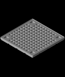 gridfinity pincel suporte acrist5079 3d print model - Mito3D