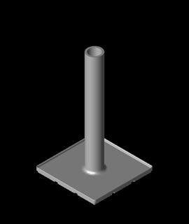 gridfinity paper towel holder patgoon 3d print model - Mito3D