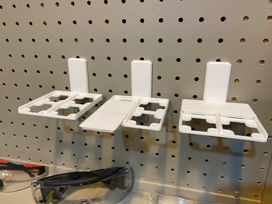 gridfinity peg board storage v2 - 3d by evanmeltzer on thangs 3d print model - Mito3D