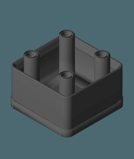 gridfinity ptfe tubing holder3mf - gravitate4390 3d print model - Mito3D
