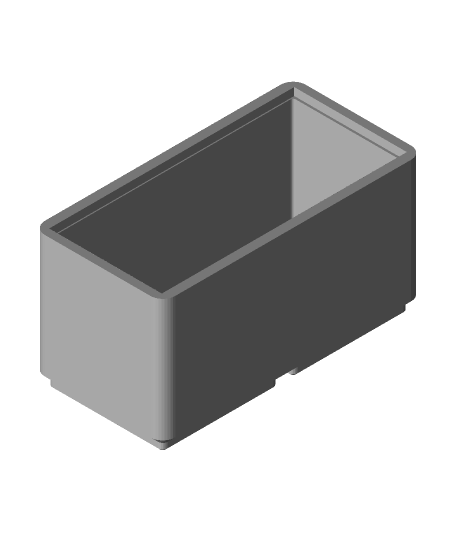 gridfinity rasoio lama disposizione scatola 3D print model - Mito3D