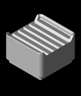 gridfinity razor holder benkrejci 3d print model - Mito3D