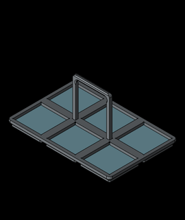 gridfinity revele Aquacolor prateleira hobbies jogos 3d print model - Mito3D