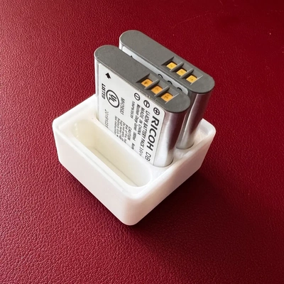 gridfinity ricoh db-110 battery holder gr3 x - 3d by totocaster on thangs 3d print model - Mito3D