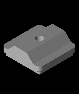 grillefinity routeur bit titulaire soutien 3d print model - Mito3D