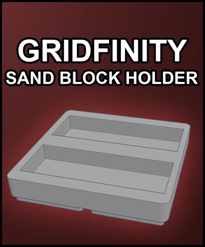 gridfinity sand block holder - 3d by thingymaker9000 on thangs 3d print model - Mito3D