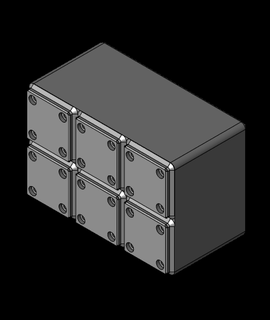 grillefinity ponçage coussinets caddie 3d print model - Mito3D