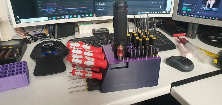 gridfinity screwdriver storage - 3d by fastflow on thangs 3d print model - Mito3D