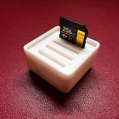 gridfinity sd card holder - 3d by totocaster on thangs 3d print model - Mito3D