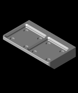 gridfinity skadis flotante estante 3d print model - Mito3D