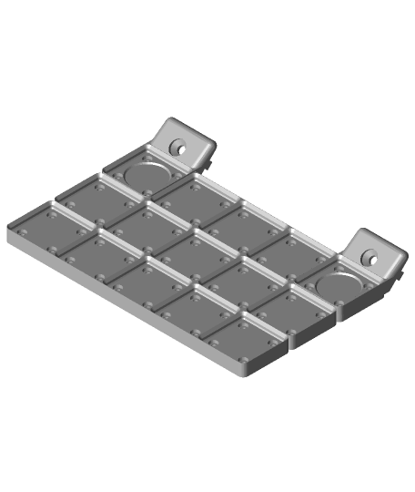 Gridfinity Snapmaker Gehege Grundplatte 3D print model - Mito3D