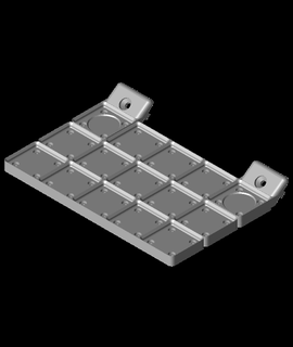 gridfinity snapmaker enclosure baseplate 3d print model - Mito3D