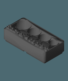 Gridfinity Steckdose Adapter Halter Unterstützung billings98 3d print model - Mito3D