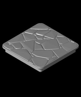 gridfinity tampo mesa branco cc0hort artes entretenimento 3d print model - Mito3D