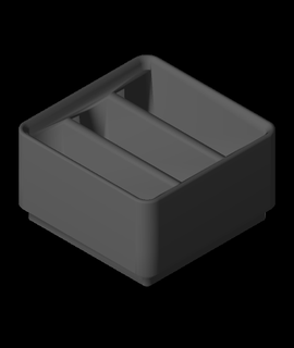 gridfinity testclip suporte hobbies jogos 3d print model - Mito3D