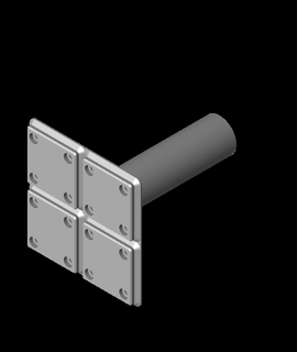 gridfinity banheiro papel suporte 3d print model - Mito3D