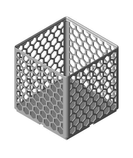 gridfinity updated 5 20 22 hex baskets  3D print model - Mito3D